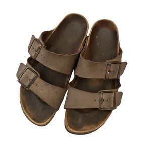 Birkenstock Arizona Birkibuc, size EU 38/39, color mocha